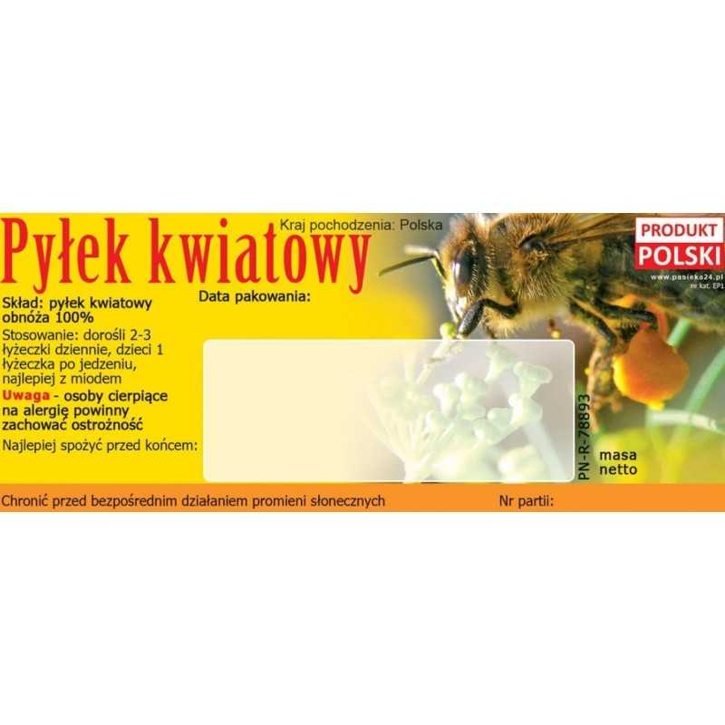 žiedadulkių etikečių pakuotė (50 vnt.)