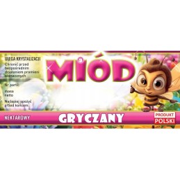 grikių medaus etiketės