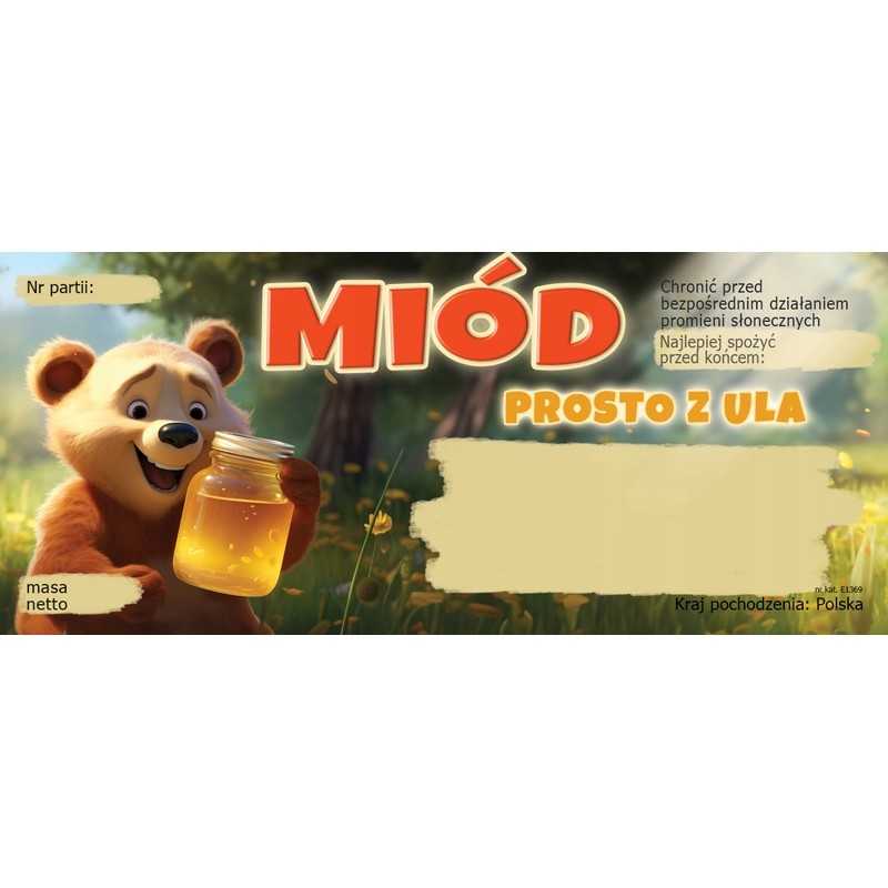 universalios medaus etiketės