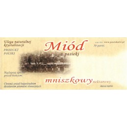 Siūlome lipnias etiketes kiaulpienių medui - 100 vnt - labai geras produktas - tinka tiek dideliems, tiek mažiems stiklainiams!!