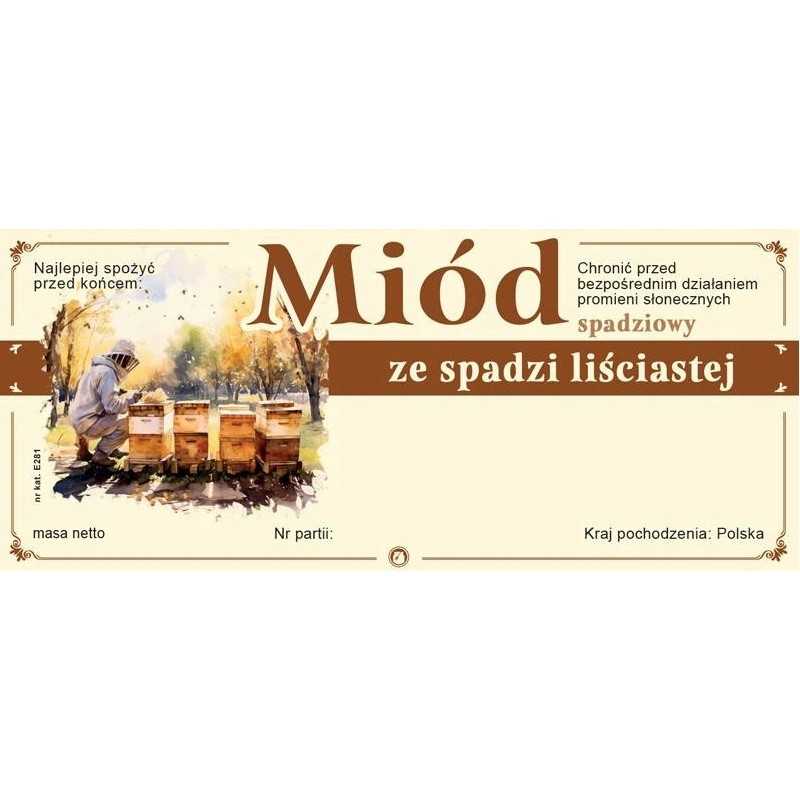Lipčiaus medaus etiketės iš bityno e281