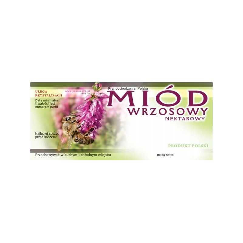 Siūlome lipnias etiketes viržių medui - 100 vnt - labai geras produktas!!!