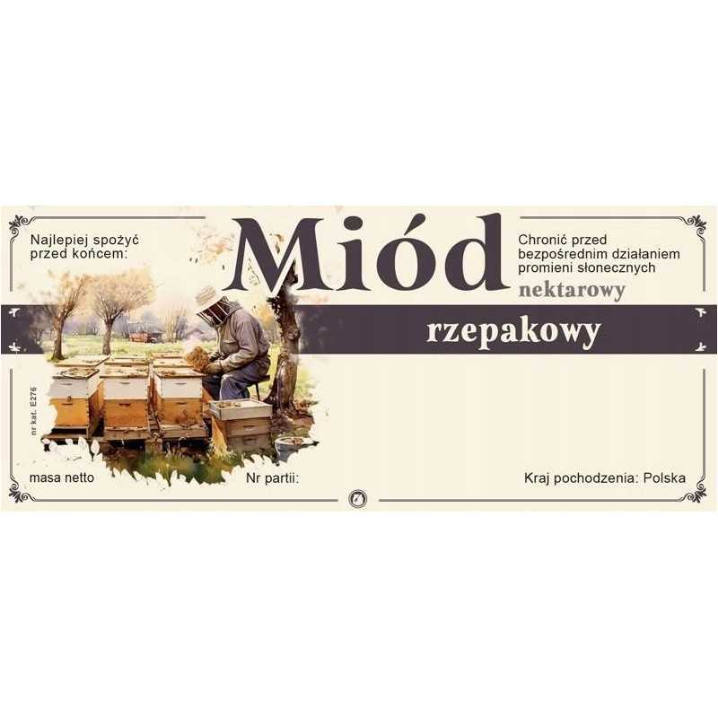 Etiketės iš bityno rapsų medui e276