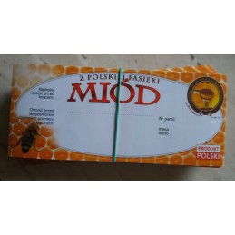 Siūlome universalias lipnias etiketes - 100 vnt - labai geras produktas - tinka dideliems ir mažiems stiklainiams!!!