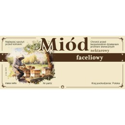 Facelijų medaus etiketės iš bityno e272