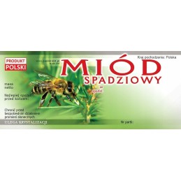 Siūlome lipnias etiketes lipčiaus medui - 100 vnt - labai geras produktas!!!