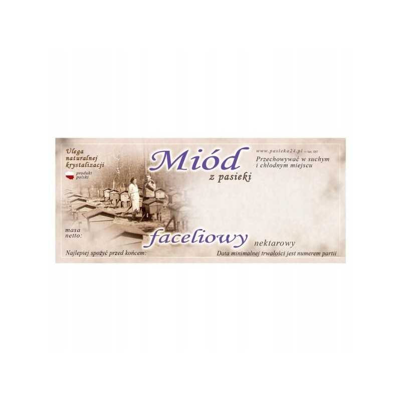 Lipni etiketė facelijų medui - 100 vnt.