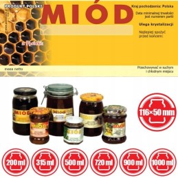 Lipni etiketė 116x50mm - 100 vnt.