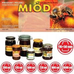 Lipni etiketė 116x50mm - 100 vnt.