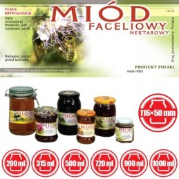 Lipni etiketė 116x50mm - 100 vnt.