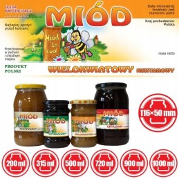 Lipni etiketė 116x50mm - 100 vnt.