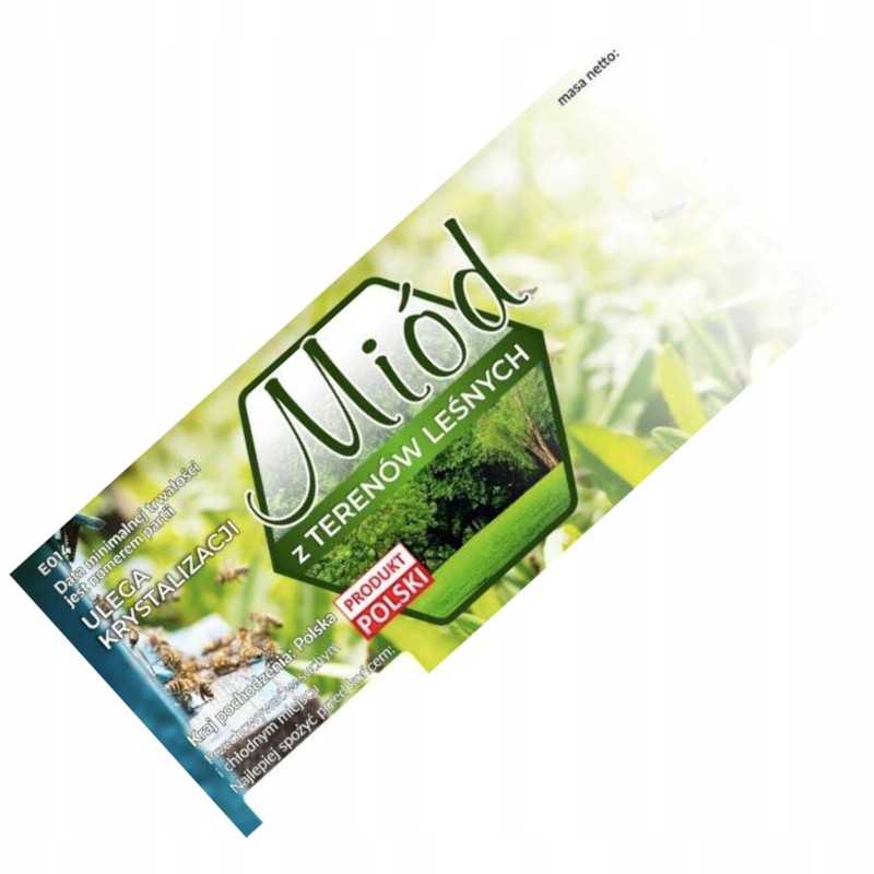 Lipnios etiketės medui iš miško plotų 11,5 x 5cm 100 vnt.