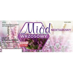 Lipnios etiketės viržių medui, pakuotė 100 vnt