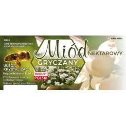 Lipnios etiketės grikių medui, pakuotė 100 vnt