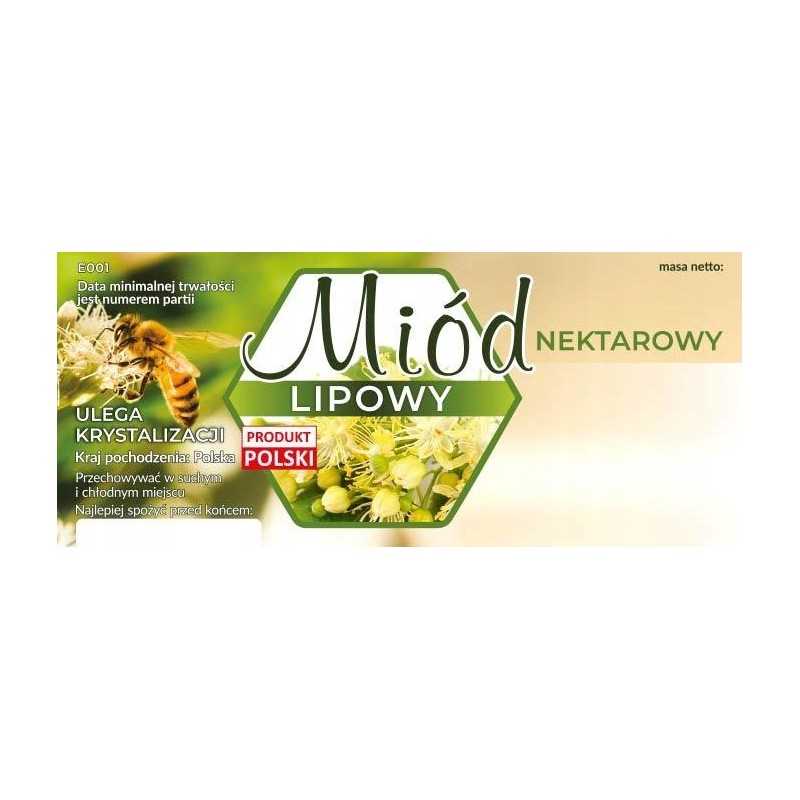 Etiketės liepų medui - pakuotė 100 vnt