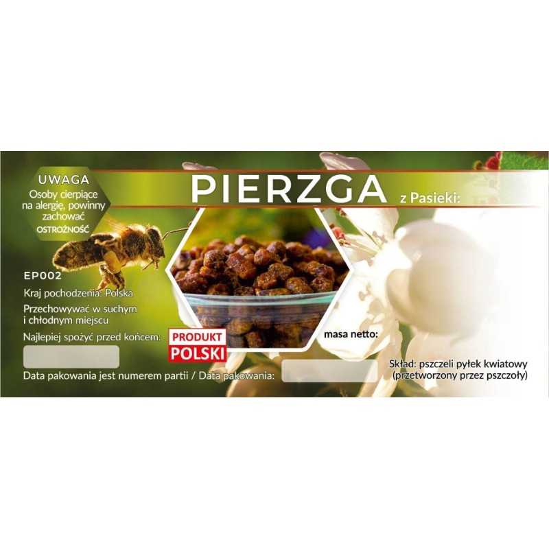 Bičių duonelės etiketės 100 vnt