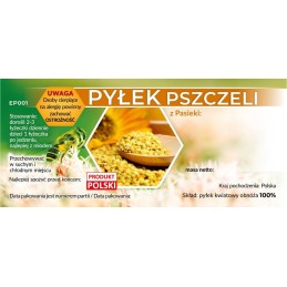 Bičių žiedadulkių etiketės 100 vnt