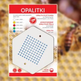 Mėlyna opalitika numeris 1-100 2020 m