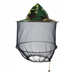Camo bitininkystės/žvejybos kepurė/tinklas nuo uodų