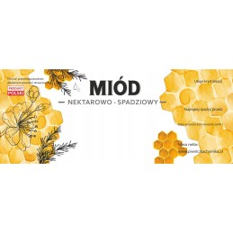 Nektaro ir lipčiaus medaus etiketės