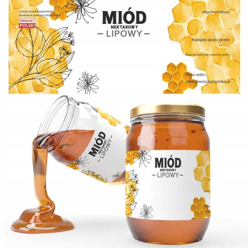 Liepų medaus etiketės