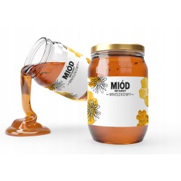 Kiaulpienių medaus etiketės