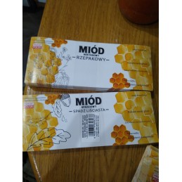 Kiaulpienių medaus etiketės