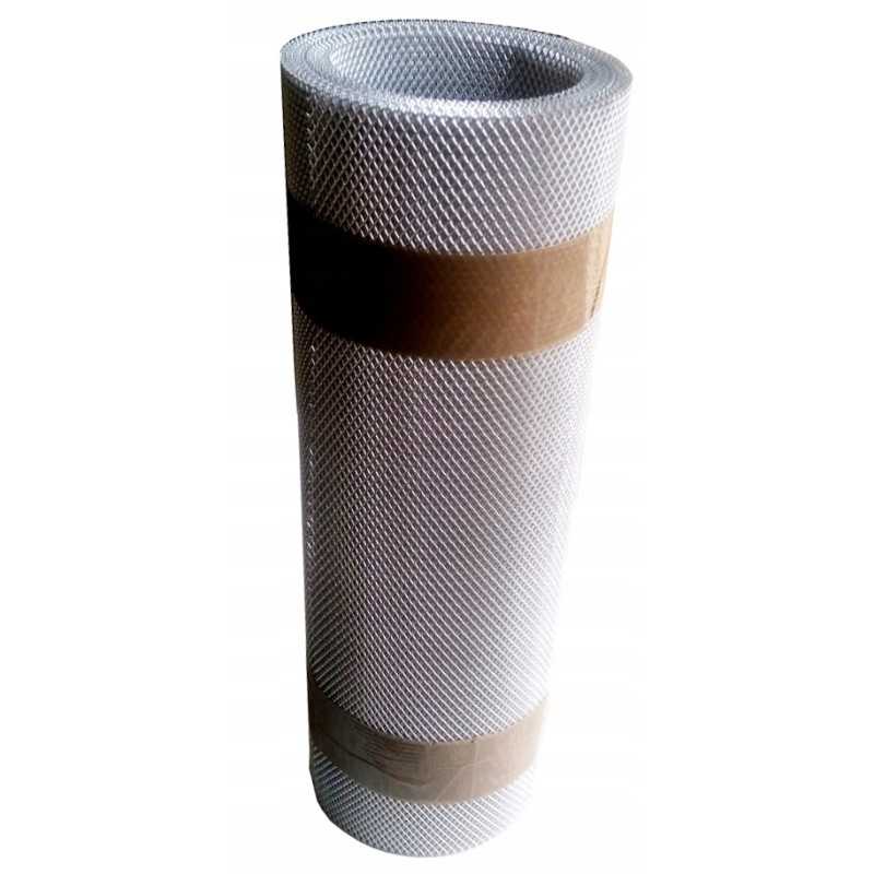 Siūlome braižytą tinklelį su aliuminio dugnu, 0,6 mm, 1 metras, 42 cm - stipriai valcuotas - lygus - naujas - labai geras!