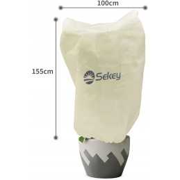 Gaubto užvalkalas iš agrotekstilės augalų apsaugos 155x100cm 50g/m²