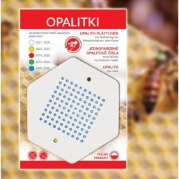 Mėlyni bityno opalitai karalienėms ženklinti, 25 m