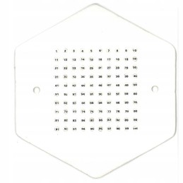 Lenkiški opalitai (balti) (1 vnt) - opalo raštas