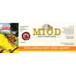 Etikečių pakuotė daugiažiedžiui medui 154x60 (100 vnt.)