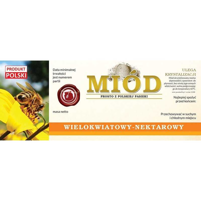 Etikečių pakuotė daugiažiedžiui medui 154x60 (100 vnt.)