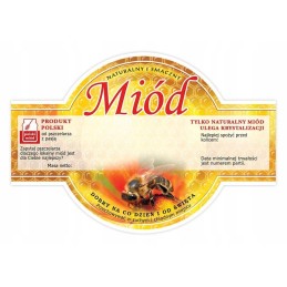 Universalaus rašto apvalių etikečių pakuotė (100 vnt.)