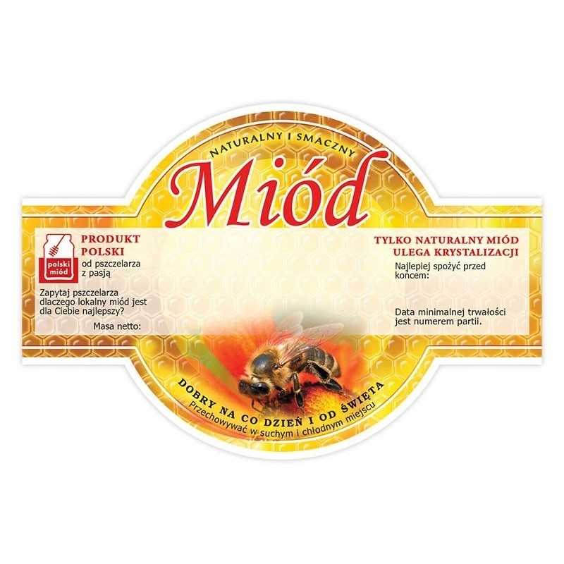 Universalaus rašto apvalių etikečių pakuotė (100 vnt.)