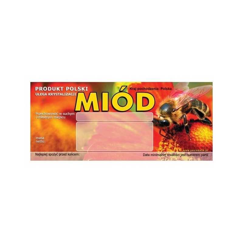 Medaus lipduko etiketė 116x50mm (100 vnt) e8