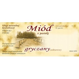 Pakelis grikių medaus etikečių 116x50 (100 vnt.)