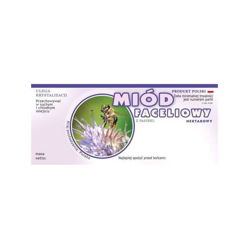 Medaus lipduko etiketė 116x50mm (100vnt) e1024