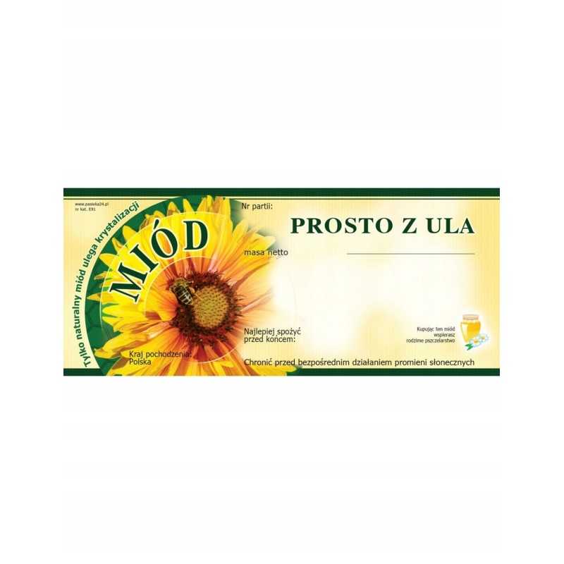 Medaus lipduko etiketė 116x50 tiesiai iš avilio e91