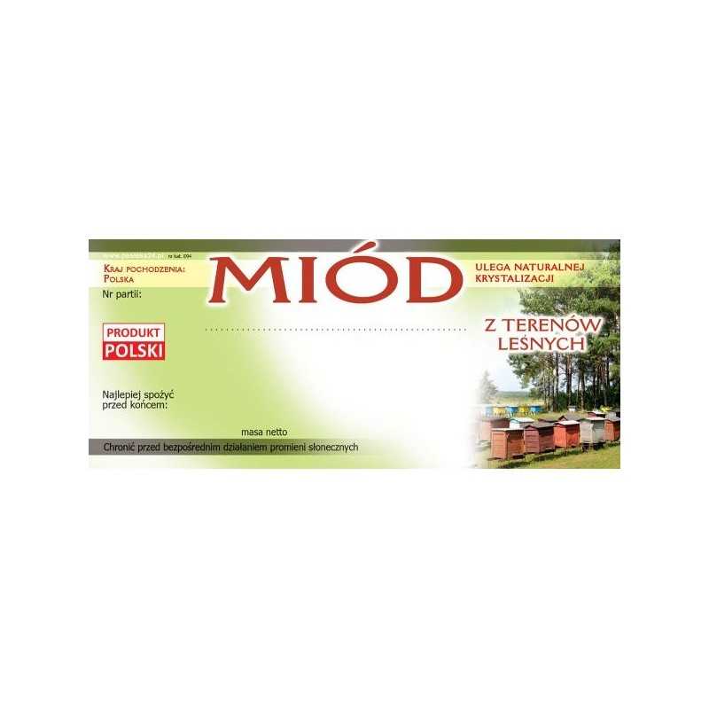 Medaus lipduko etiketė 116x50mm tl 100vnt e94