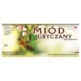 Medaus lipduko etiketė 116x50mm storio (100vnt) e14