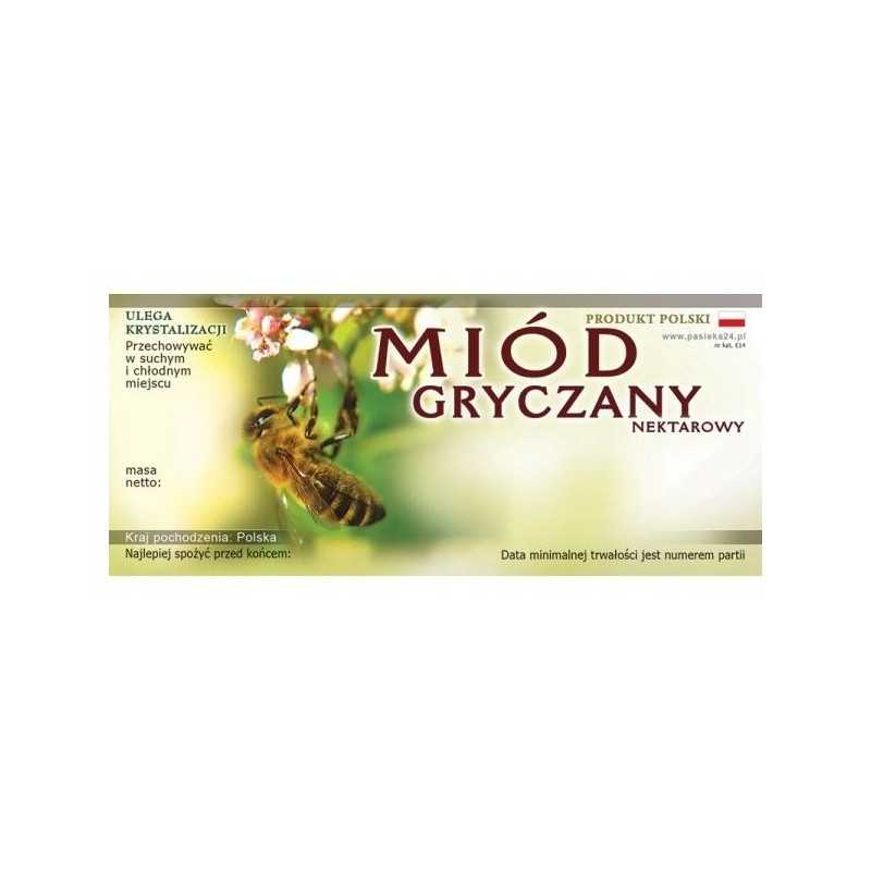 Medaus lipduko etiketė 116x50mm storio (100vnt) e14