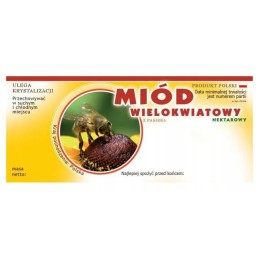 Medaus lipduko etiketė 116x50mm wl 100vnt e1106