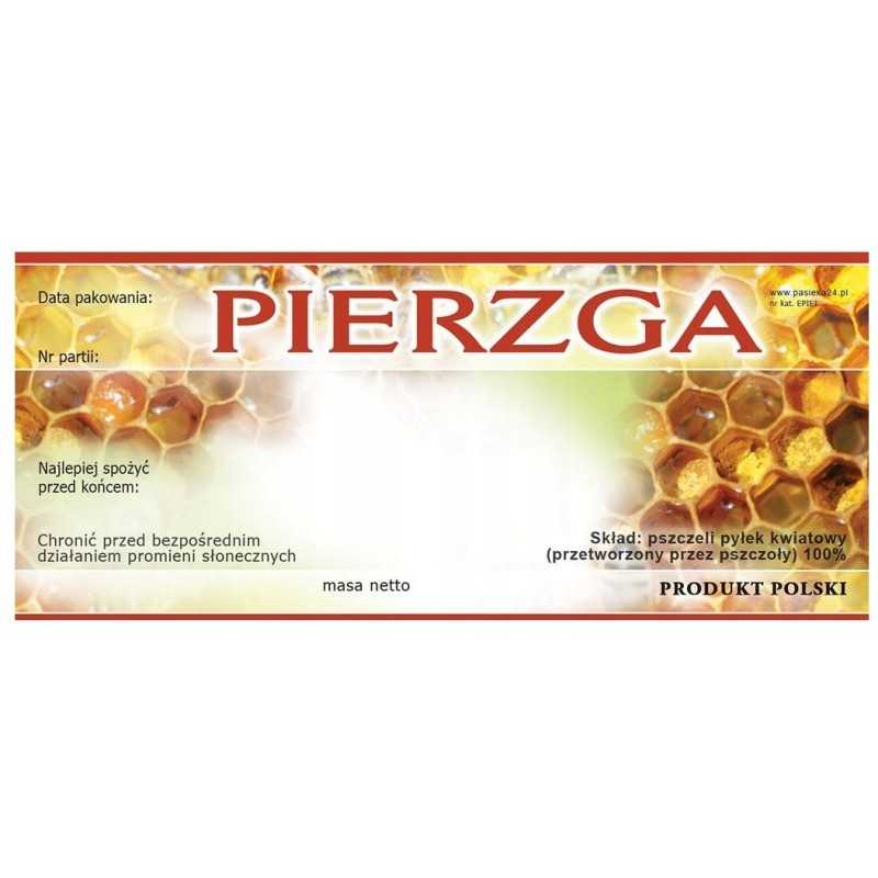 Bičių duonelės lipdukas etiketė 50 vnt epie1