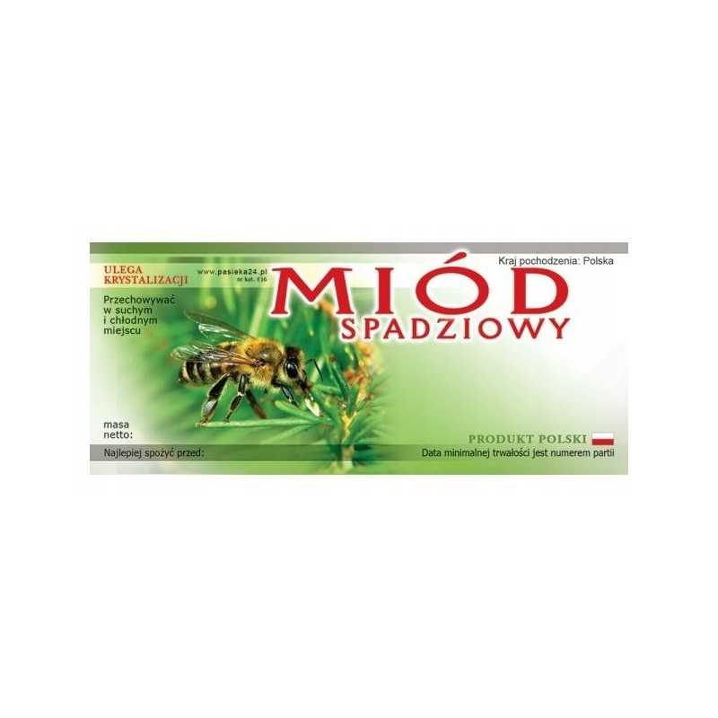 Medaus lipduko etiketė 116x50mm spa 100vnt) e16