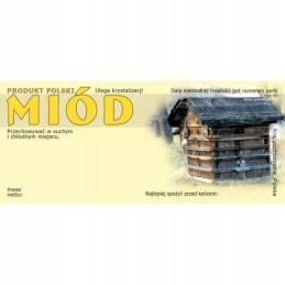 Medaus lipduko etiketė 116x50mm (100 vnt) e2