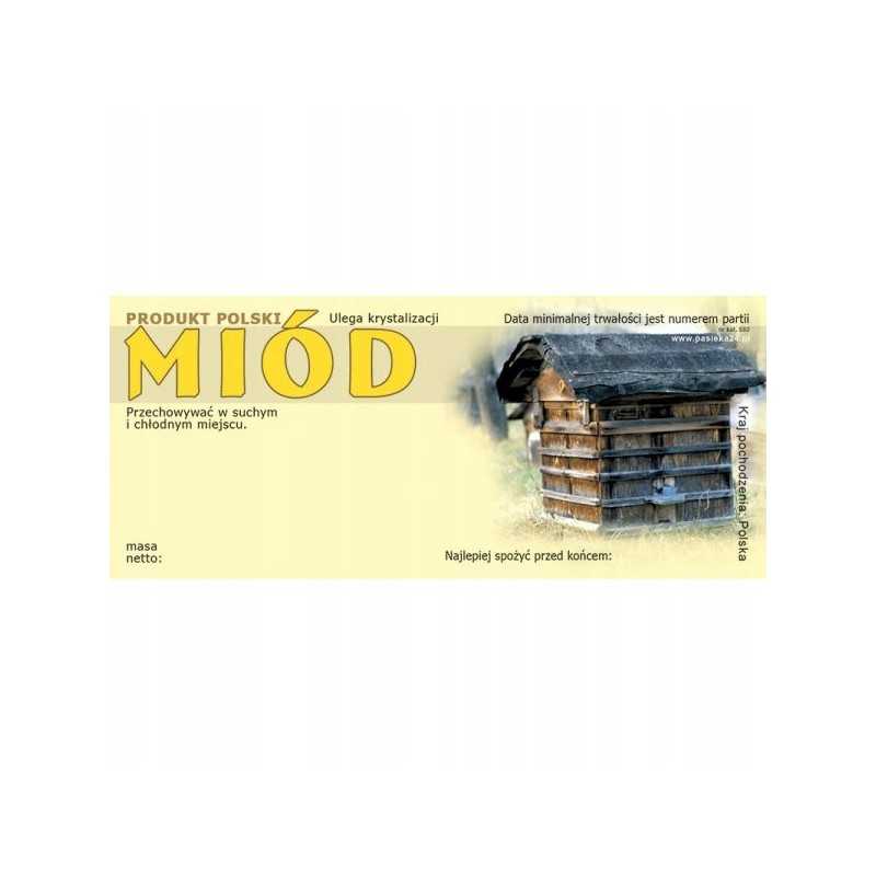 Medaus lipduko etiketė 116x50mm (100 vnt) e2