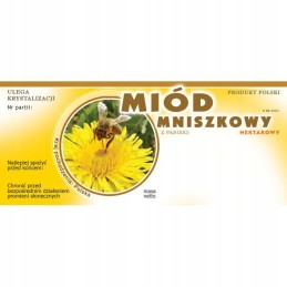 Medaus lipduko etiketė 116x50mm (100vnt) e1111