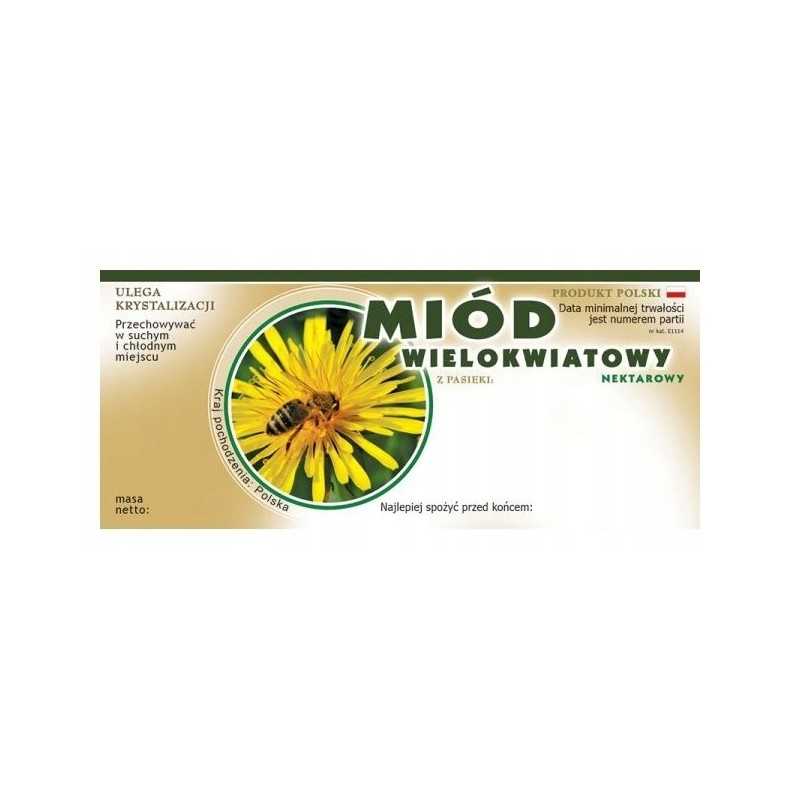 Medaus lipduko etiketė 116x50mm wl 100vnt e1114