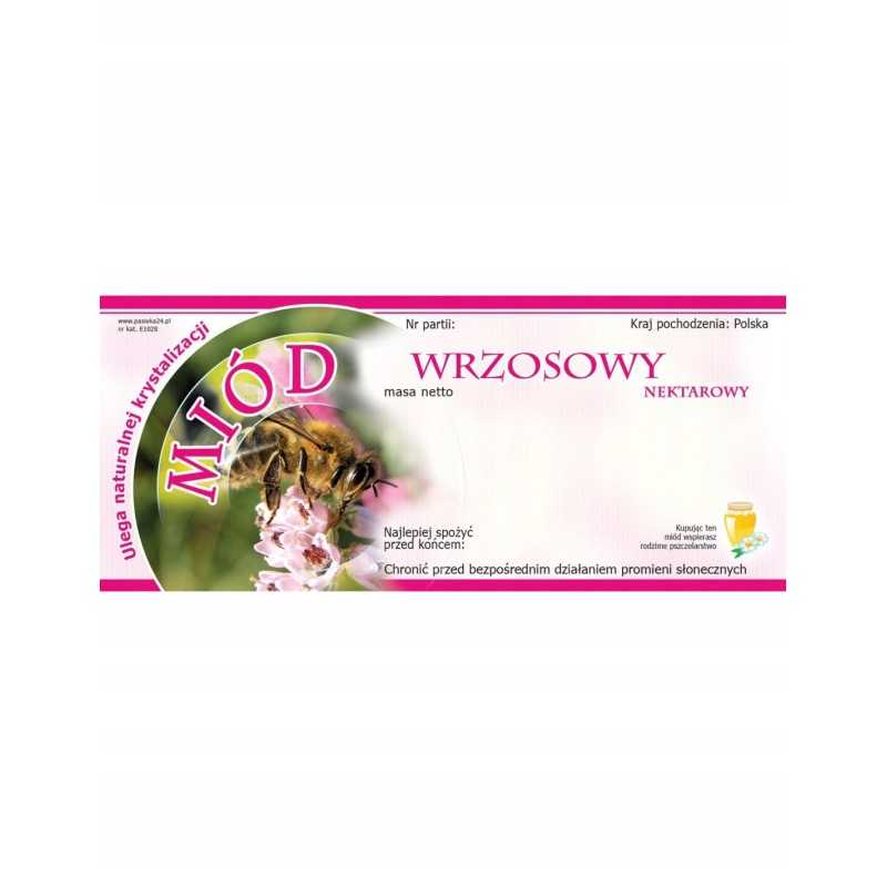 Medaus lipduko etiketė 116x50mm viržiai